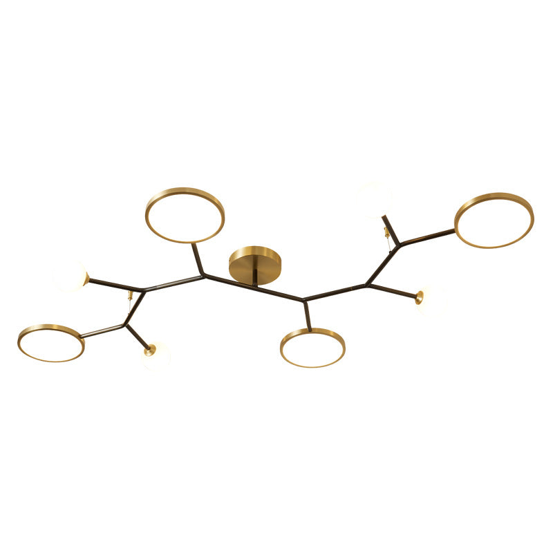 Gold Ceiling Chandelier ceiling chandelier gold N-Lighten