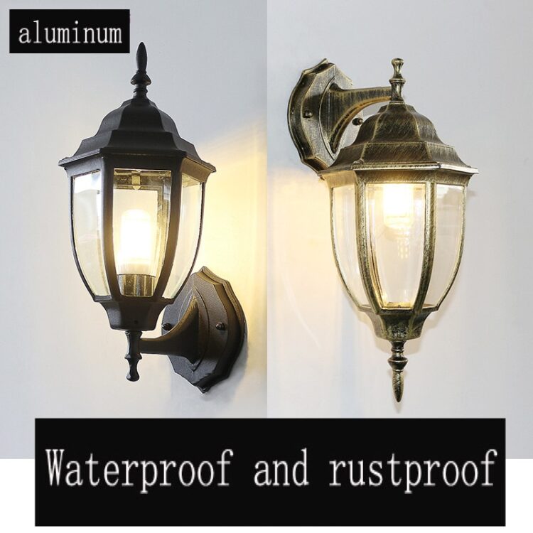 Black Outdoor Wall Lamp wall lamp black finish N-Lighten - detail