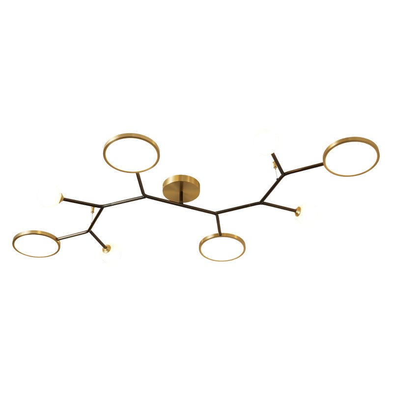 Aether Rings Ceiling Chandelier | N - Lighten | Dimmable - Style Glow for Living Room & Dining - N - Lighten