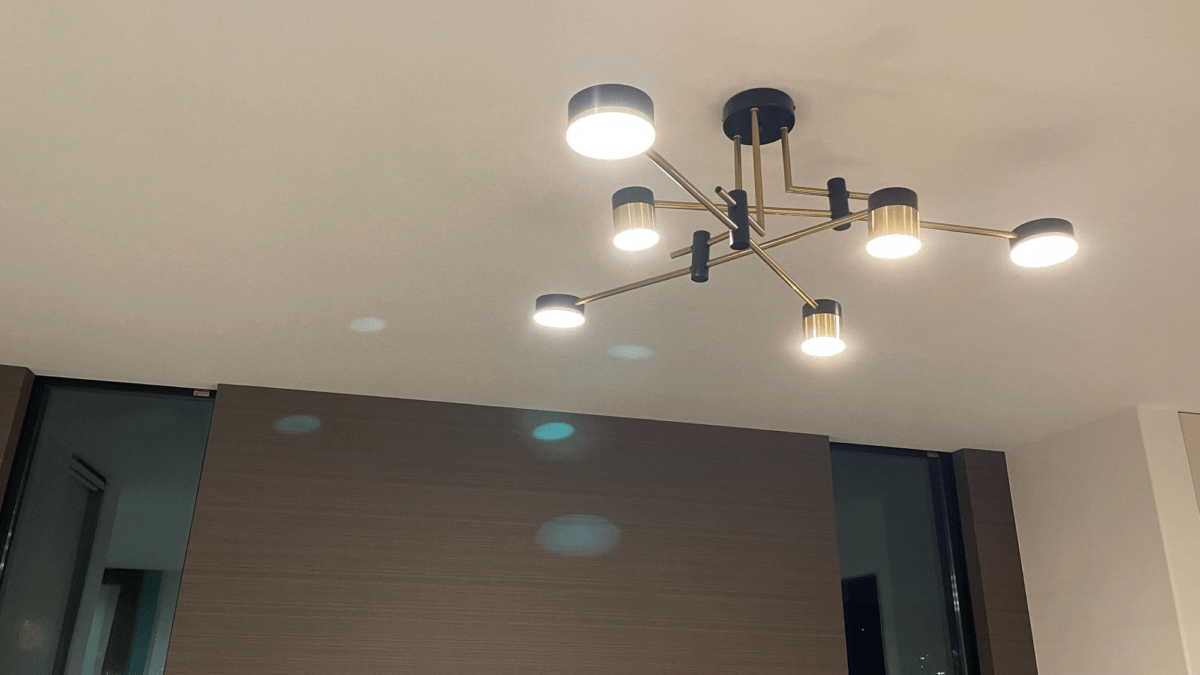 Artpad Orbit LED Ceiling Mount Chandelier | N - Lighten | Built - in LED for Living & Dining - N - Lighten