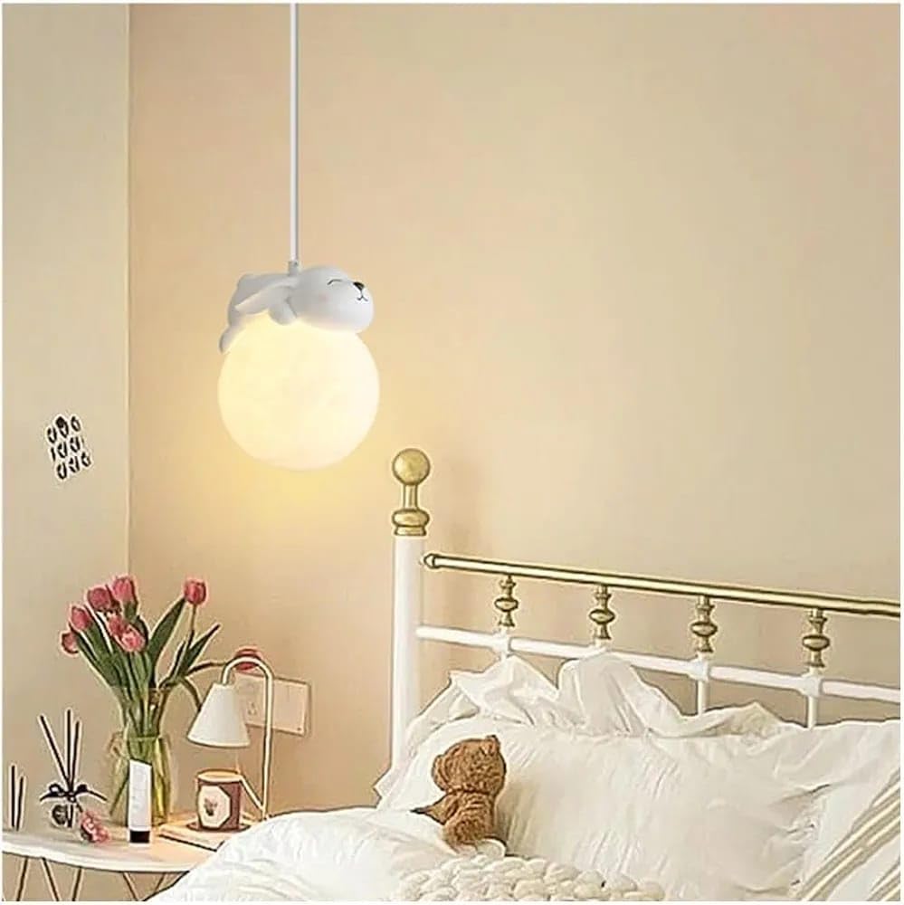 Moonlit Bunny Pendant Lamp| N - Lighten | Soft LED Glow for Kids Rooms & Nurseries - N - Lighten