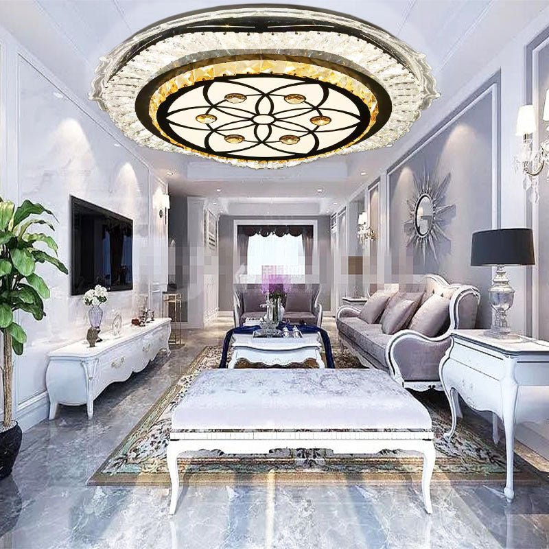 Shell Halo Ring Chandelier | N - Lighten | Luxury LED for Living & Dining - N - Lighten