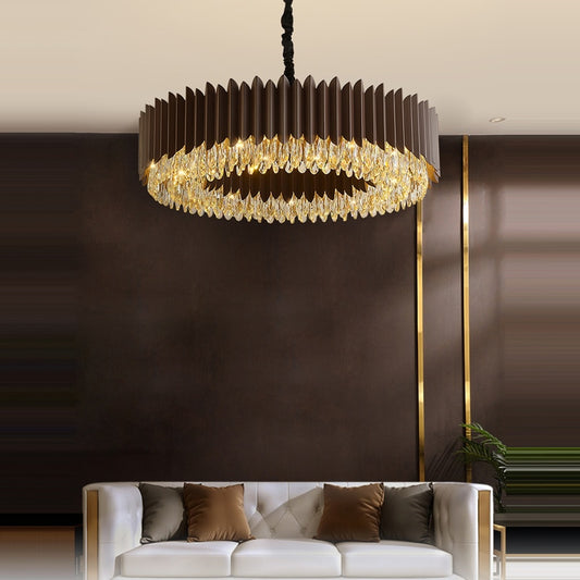 Black Gold Chandelier chandelier black & gold N-Lighten