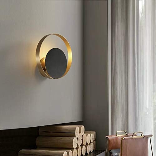 Black Gold Wall Lamp wall lamp black and gold N-Lighten