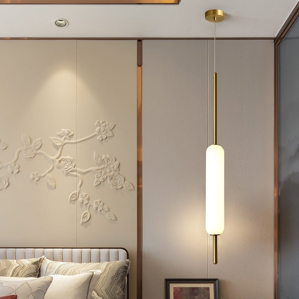 White Pendant Light pendant light white finish N-Lighten