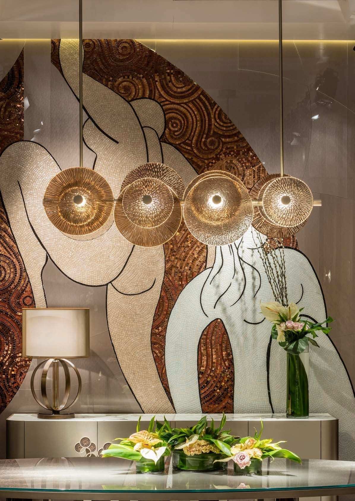 Brass Pendant Light modern oval glass pendant N-Lighten