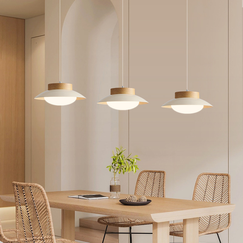 Cream Pendant Light pendant light cream wood N-Lighten