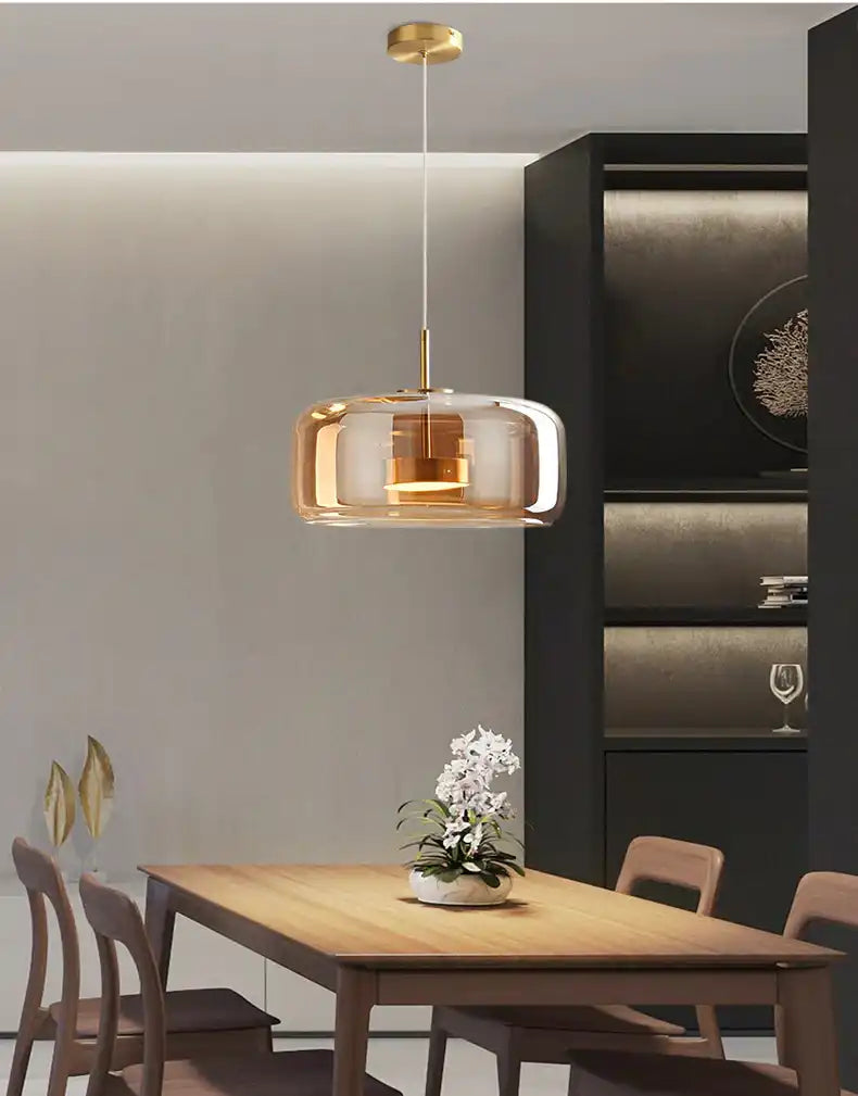 AeroSphere Glass Pendant Light | N-Lighten | Single-Head LED for Kitchen & Dining