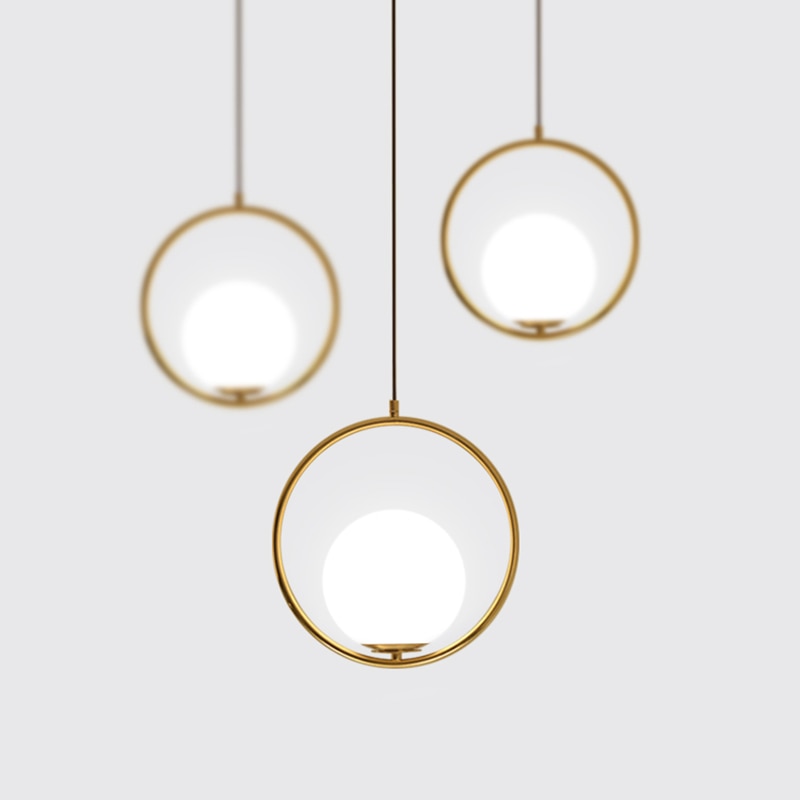 Gold Pendant Lamp pendant light gold finish N-Lighten