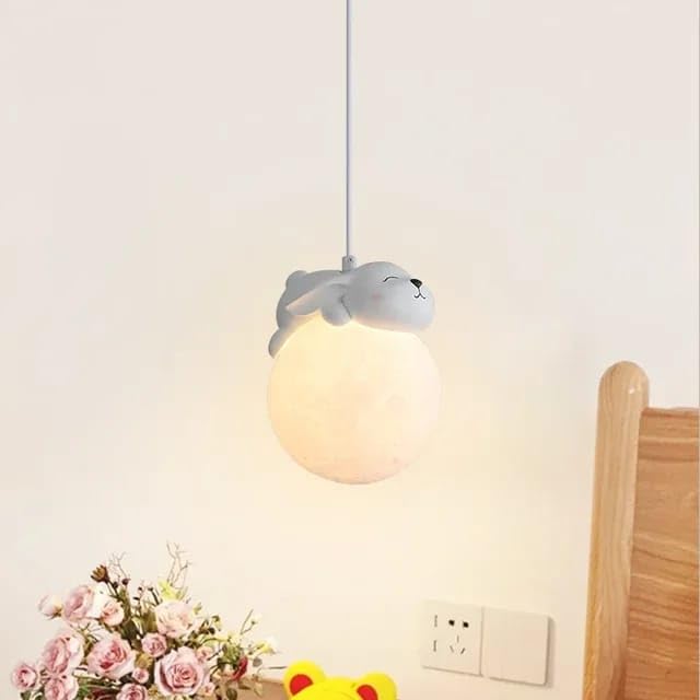 Moon bunny pendant lamp set of 2 by N-Lighten