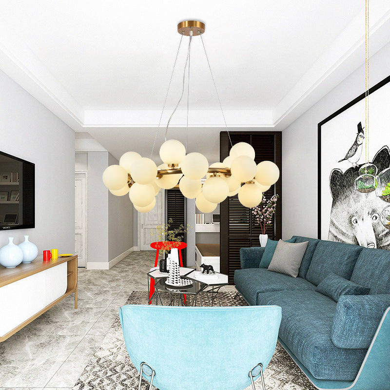 Gold Ring Chandelier ring chandelier gold finish N-Lighten