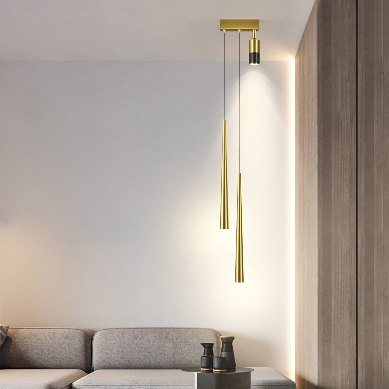 Gold Pendant Light pendant light gold finish N-Lighten