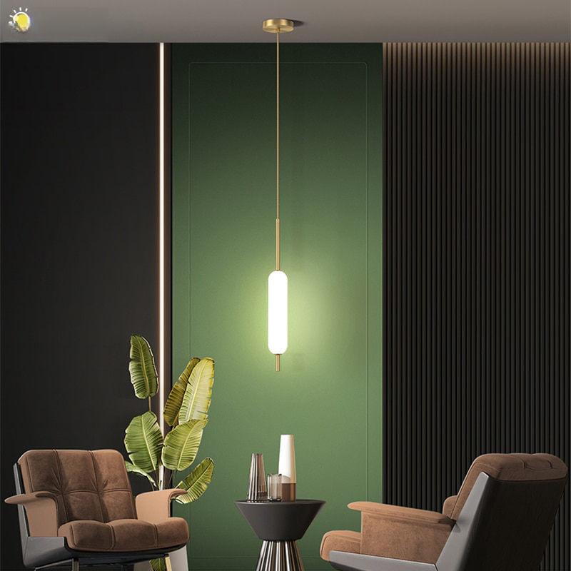 Brass Pendant Lamp dimensions diagram N-Lighten