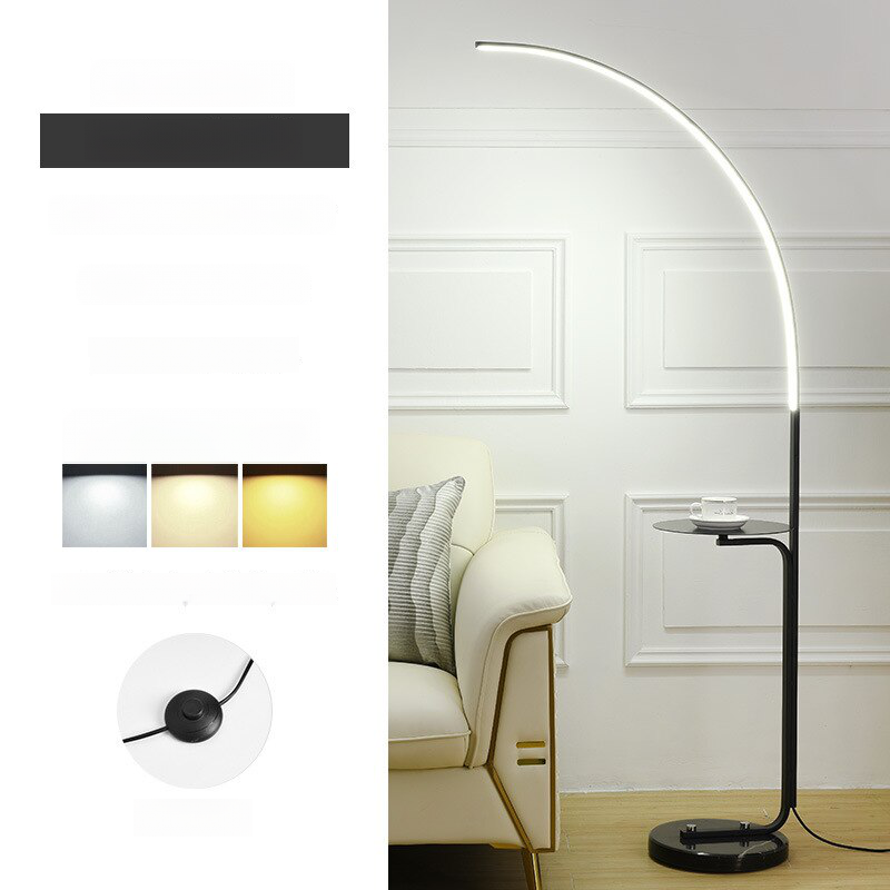 Black Floor Lamp floor lamp dimensions black finish N-Lighten