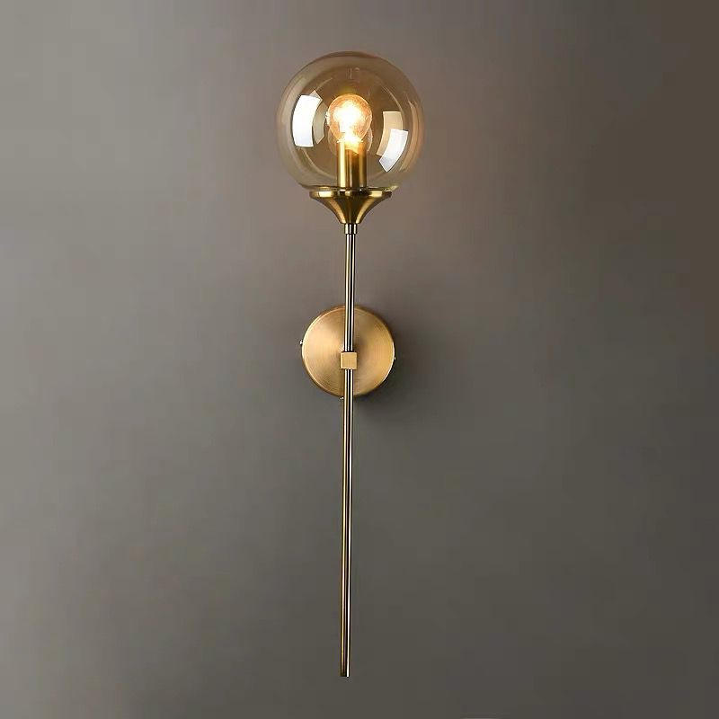 Modern wall sconce glass globe N-Lighten