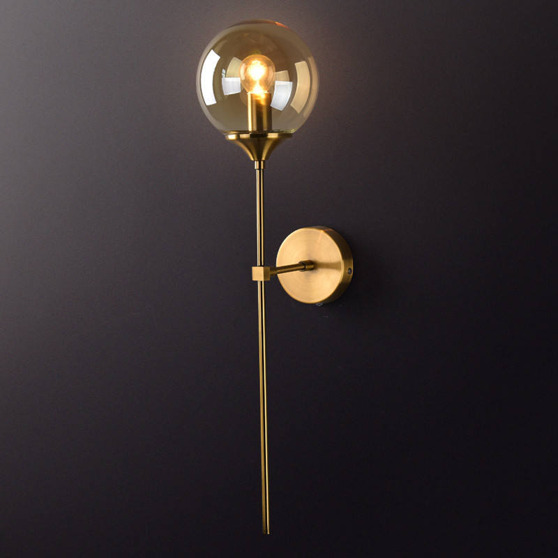 Decorative wall lamp glass globe N-Lighten