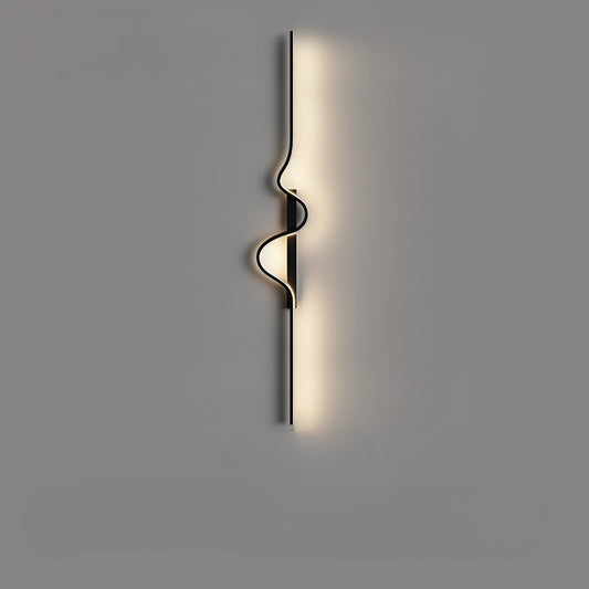Gold Wall Lamp wall lamp gold/black finish N-Lighten