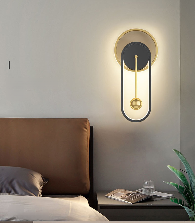 Gold Wall Lamp wall lamp dimensions diagram N-Lighten