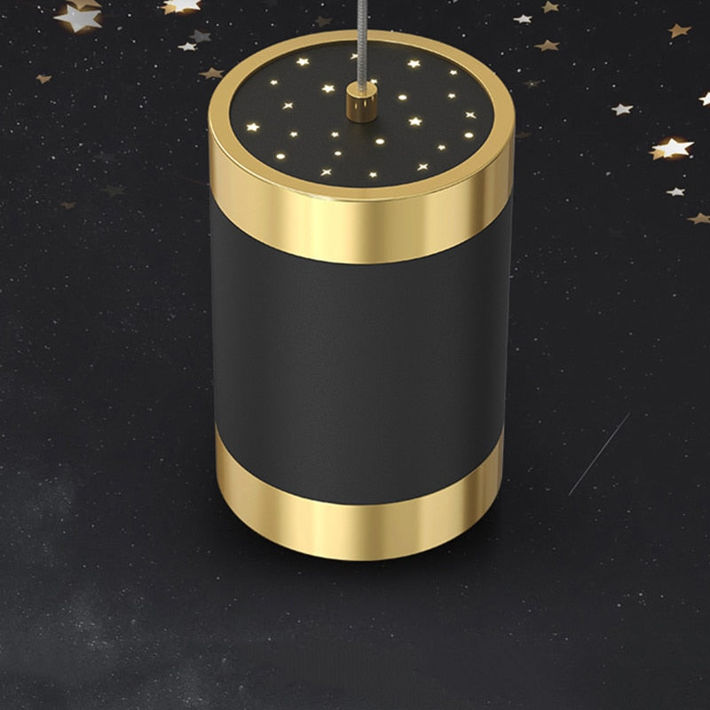 Golden Black Chandelier chandelier golden black N-Lighten view 3