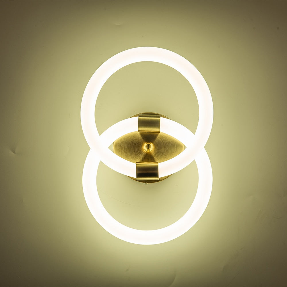 Gold Wall Lamp modern wall sconce for bedroom N-Lighten