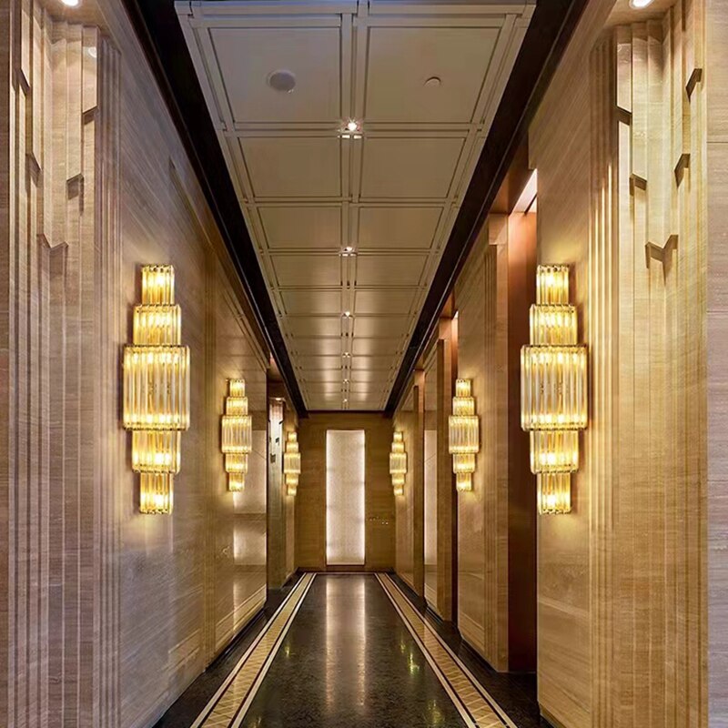 Clear Wall Sconce wall sconce clear finish N-Lighten side view