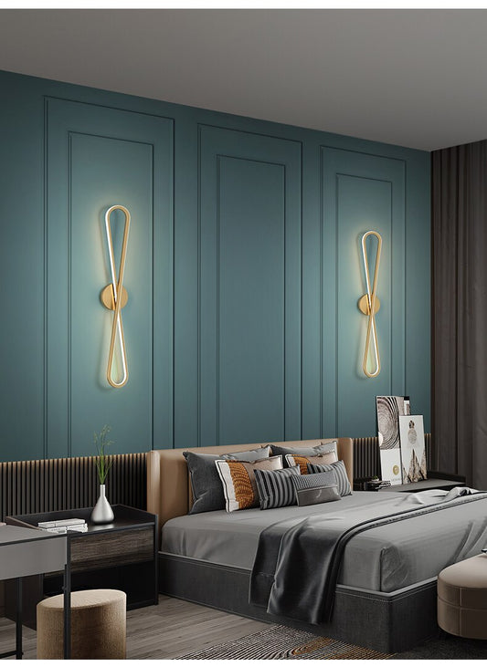 Gold Wall Lamp wall lamp gold finish N-Lighten