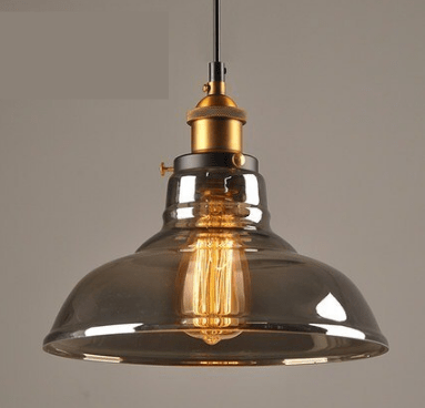 Amber Aura Pendant Lamp | N - Lighten | Postmodern Glass Glow for Bedside & Foyer - N - Lighten