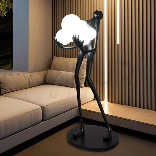 Black Floor Lamp floor lamp black finish N-Lighten