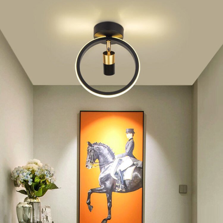ArcLume Ceiling Chandelier | N - Lighten | Built - in LED Spotlighting for Living Rooms - N - Lighten
