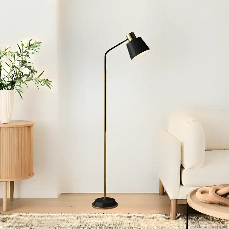 ArcShade Adjustable Floor Lamp | N - Lighten | Adjustable Iron Shade for Reading & Living Rooms - N - Lighten