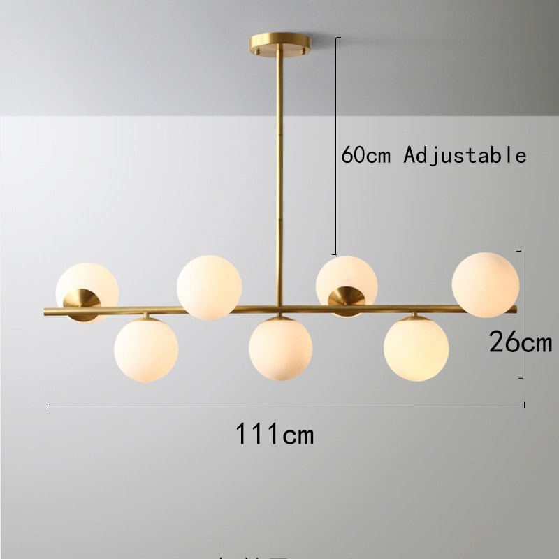 Arctic Mist Pendant Light | N - Lighten | Frosted Glass for Dining & Kitchen - N - Lighten