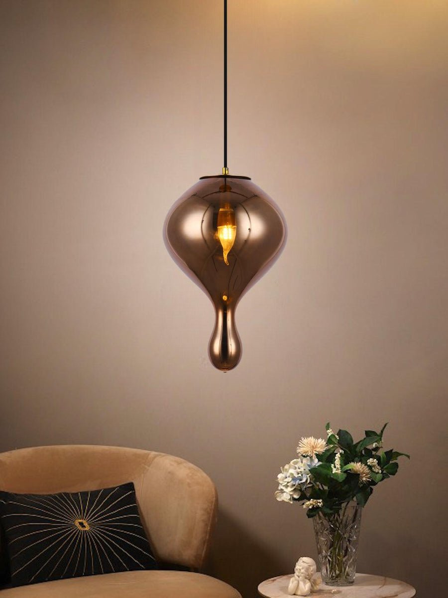 Arles Sphere Pendant Light | N - Lighten | Copper Glass for Living & Dining - N - Lighten