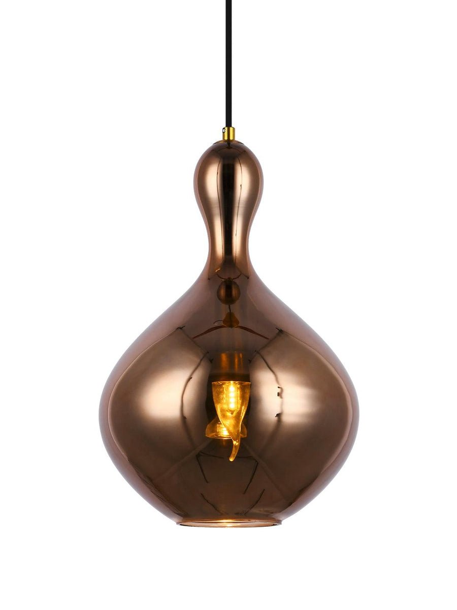 Arles Sphere Pendant Light | N - Lighten | Copper Glass for Living & Dining - N - Lighten