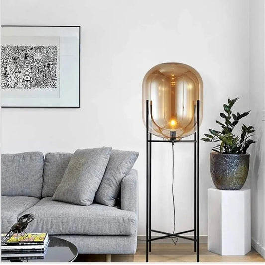 Auraglass Clear Floor Lamp | N - Lighten | Glass Glow for Living Rooms & Bedrooms - N - Lighten