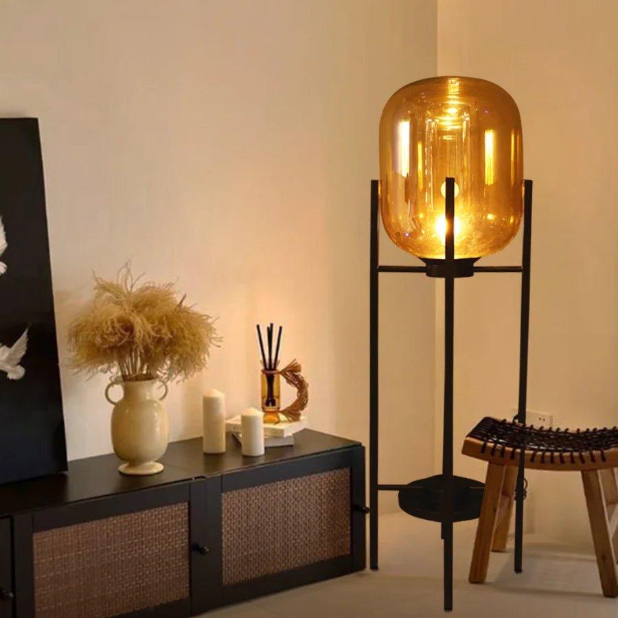 Auraglass Clear Floor Lamp | N - Lighten | Glass Glow for Living Rooms & Bedrooms - N - Lighten