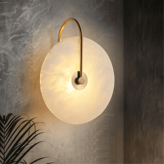 Aurelia Wall Lamp | N - Lighten | Alabaster Marble LED Glow for Bedroom & Hallway - N - Lighten