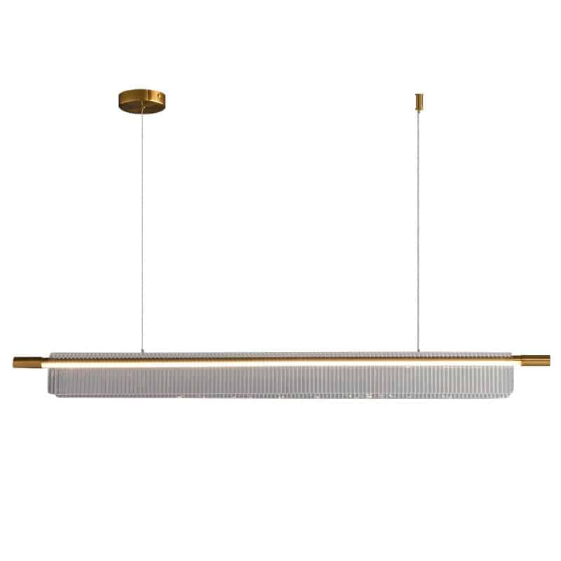 Aureline Linear Chandelier | N - Lighten | 3CCT LED for Kitchen Islands & Dining Areas - N - Lighten