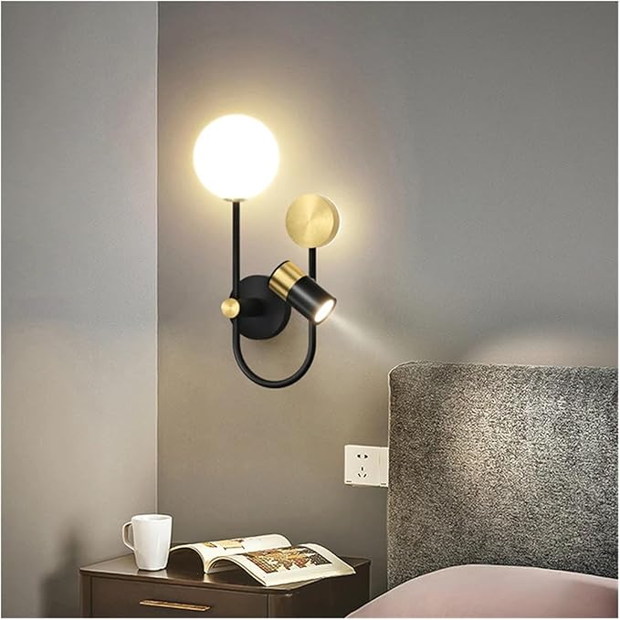 Aurelius Wall Lamp | N - Lighten | Adjustable Reading Light for Bedroom & Living - N - Lighten