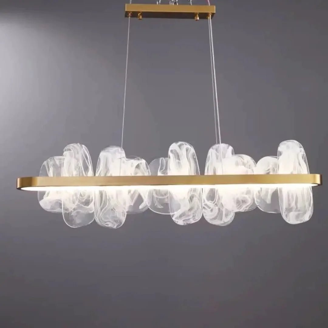 Dining Room Light Foyer Light Glass Chandelier N-Lighten Chandelier