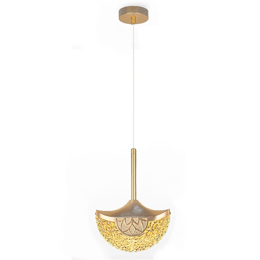 Aurum Prism Pendant Light | N - Lighten | Acrylic LED for Bedroom & Dining - N - Lighten