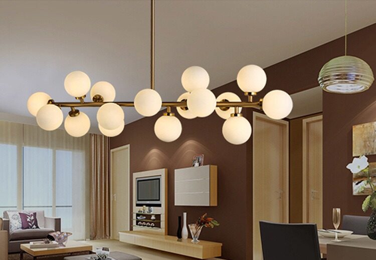 Beanburst Chandelier | N - Lighten | 16 - Light G4 Statement Lighting for Living & Dining - N - Lighten