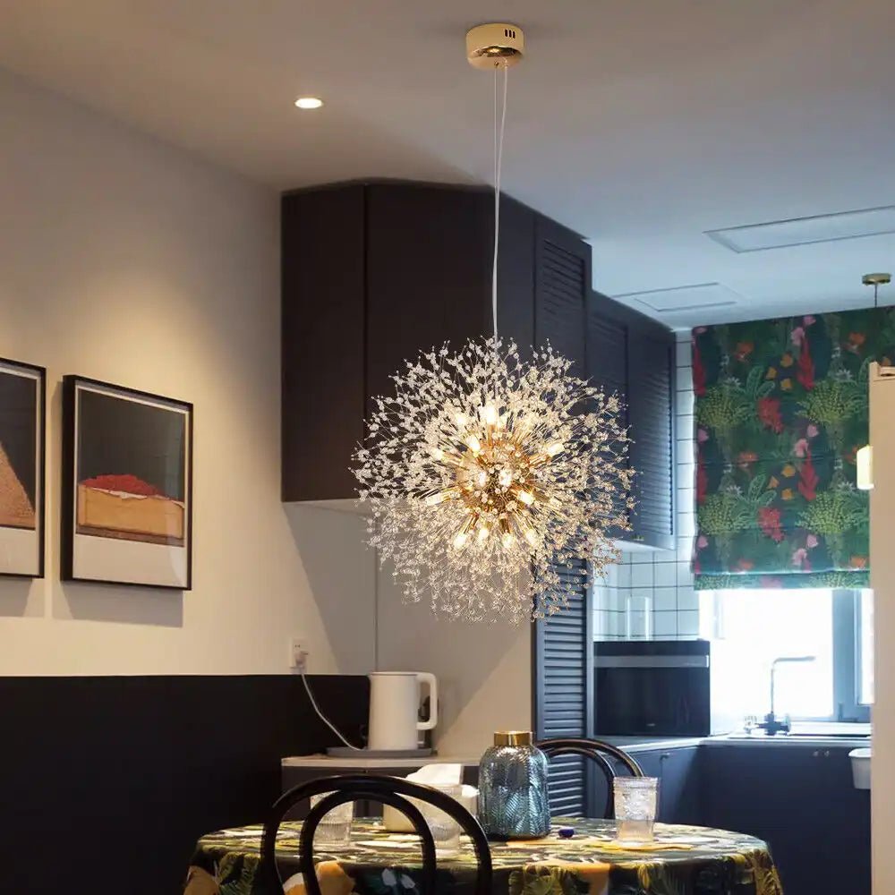 Celerio Chandelier | N - Lighten | Gold Sputnik Living Room - N - Lighten