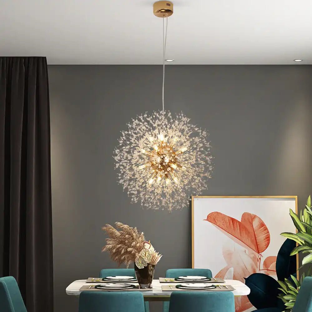 Celerio Chandelier | N - Lighten | Gold Sputnik Living Room - N - Lighten