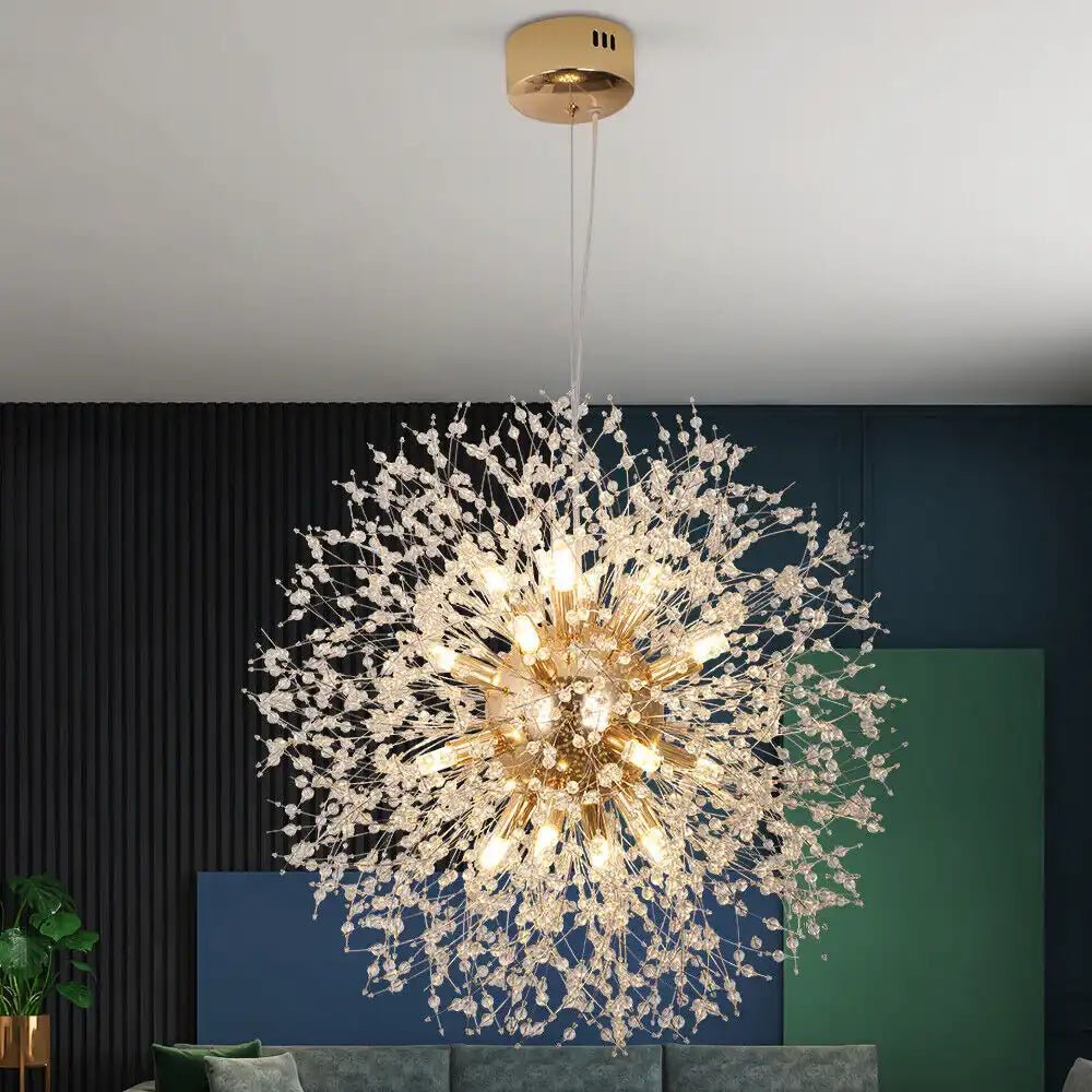 Celerio Chandelier | N - Lighten | Gold Sputnik Living Room - N - Lighten