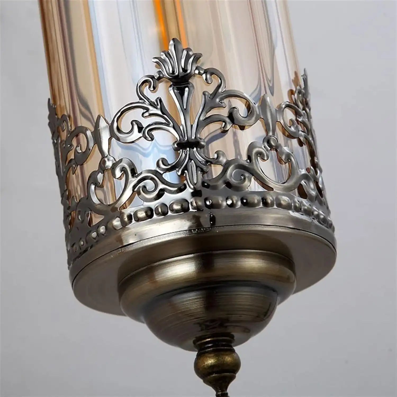 Corridor Glow Iron Wall Lamp | N - Lighten | Glass Shade for Staircase & Hallways - N - Lighten