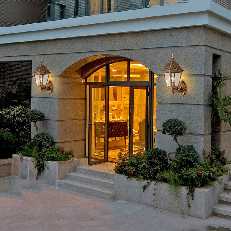 Courtyard Halo Wall Lamp | N - Lighten | E14 Holder for Outdoor Gates & Villas - N - Lighten