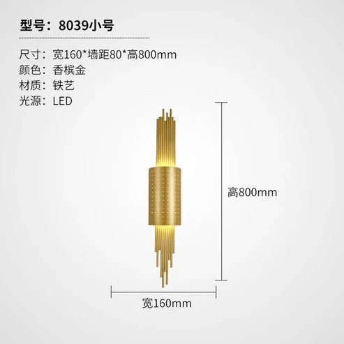 ForgeBeam Wall Lamp | N - Lighten | Industrial Metal Glow for Hotel Lobby & Bedroom - N - Lighten