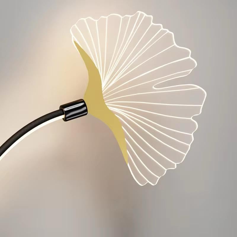 Ginkgo Duo Black Wall Sconce | N - Lighten | Tri - Color LED for Hallways & Bedrooms - N - Lighten