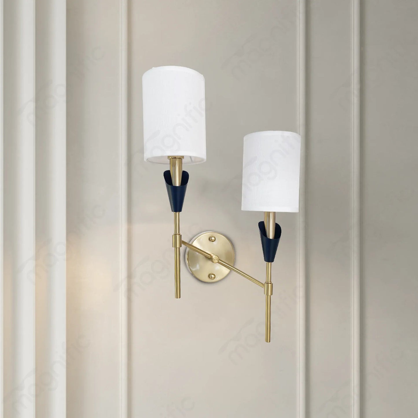 Heritage Duo Copper Wall Lamp | N - Lighten | Classic Industrial Style for Bedrooms & Hallways - N - Lighten