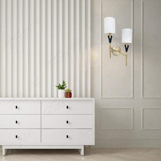 Heritage Duo Copper Wall Lamp | N - Lighten | Classic Industrial Style for Bedrooms & Hallways - N - Lighten